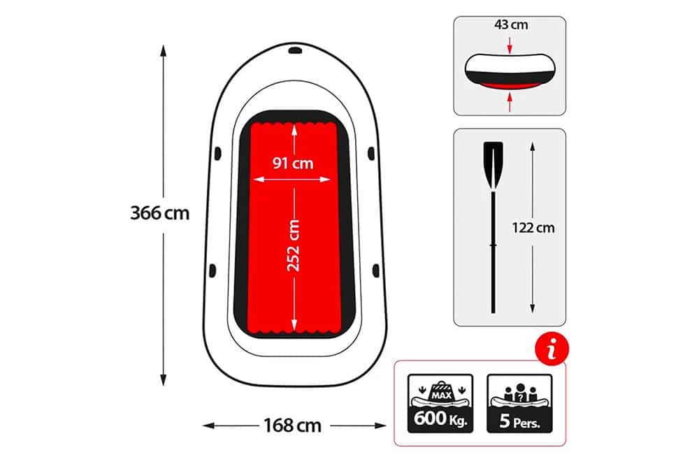 intex excursion 5 dimensioni